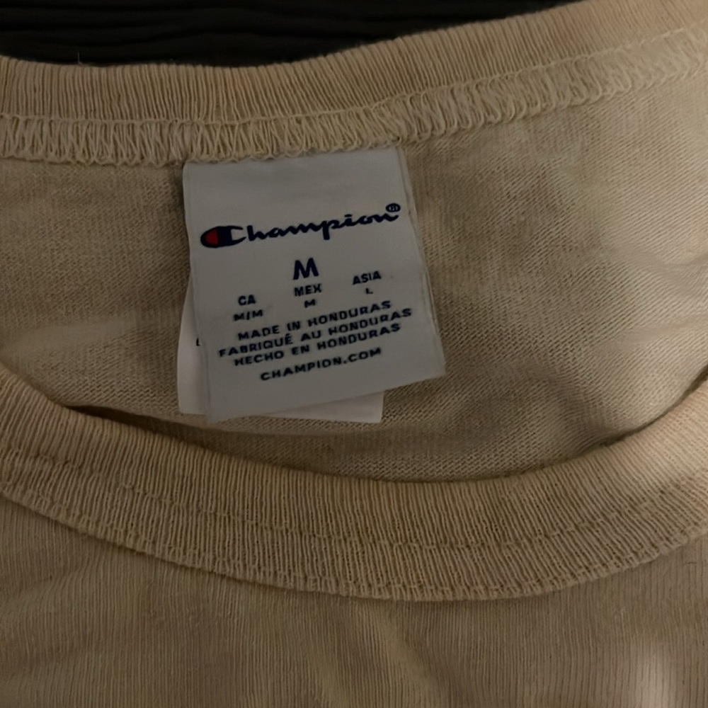 Flower Champion Beige Graphic Tee - Picture 3 of 3